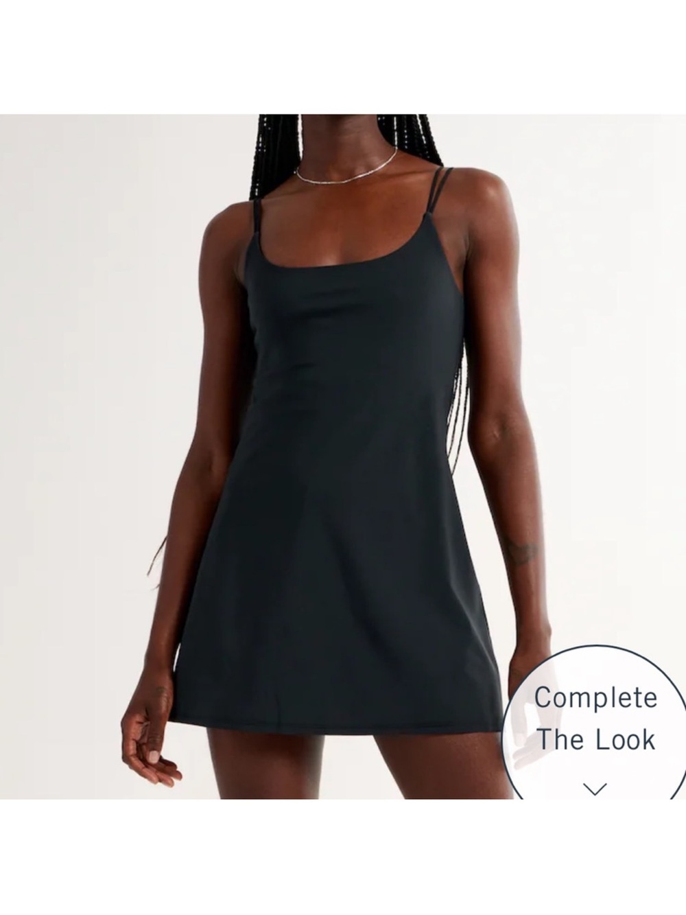 Abercrombie traveler mini dress size large TALL with Adjustable Straps